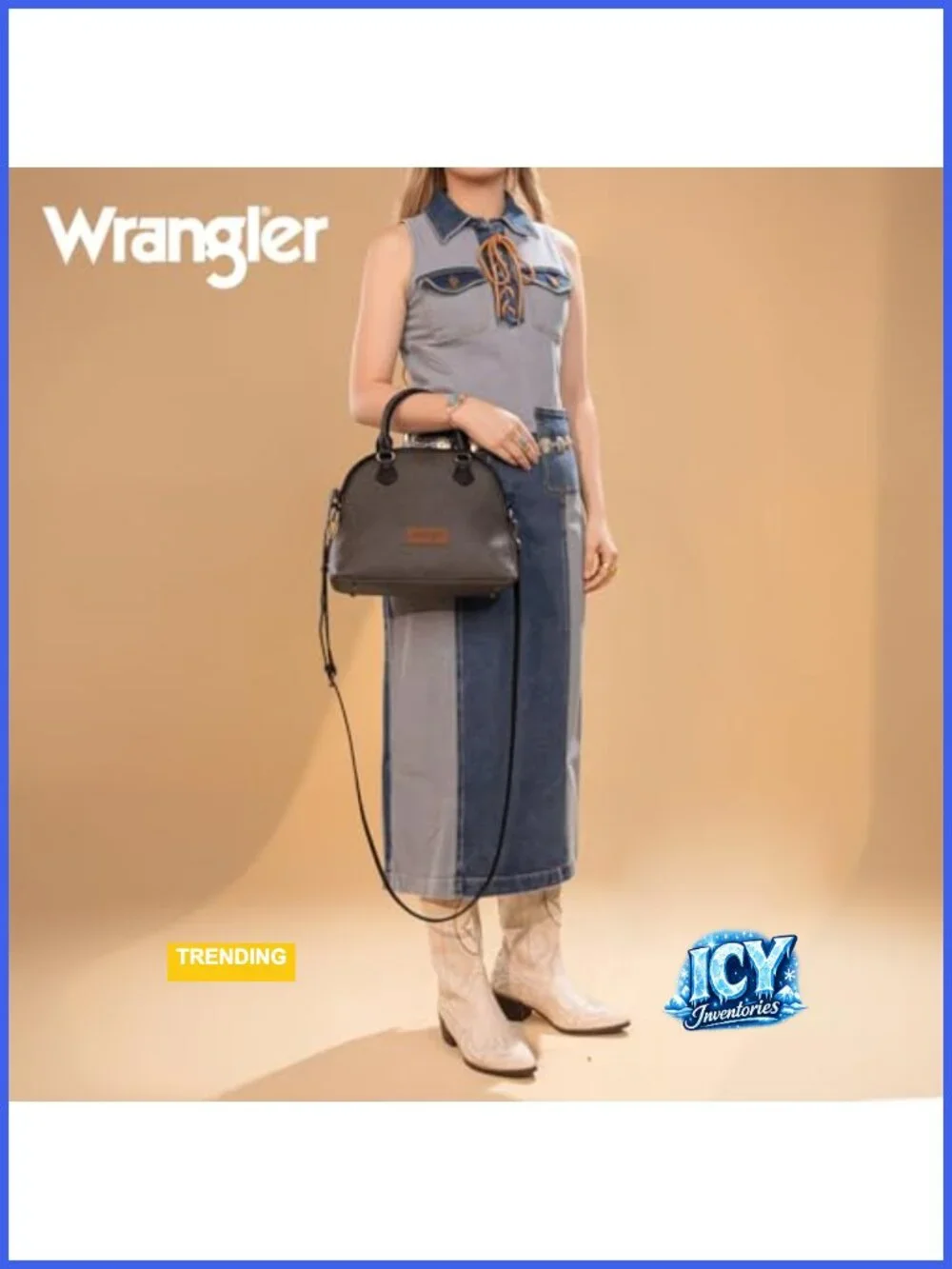 Faux Leather Satchel Bag with Crossbody Strap Women's Handbag